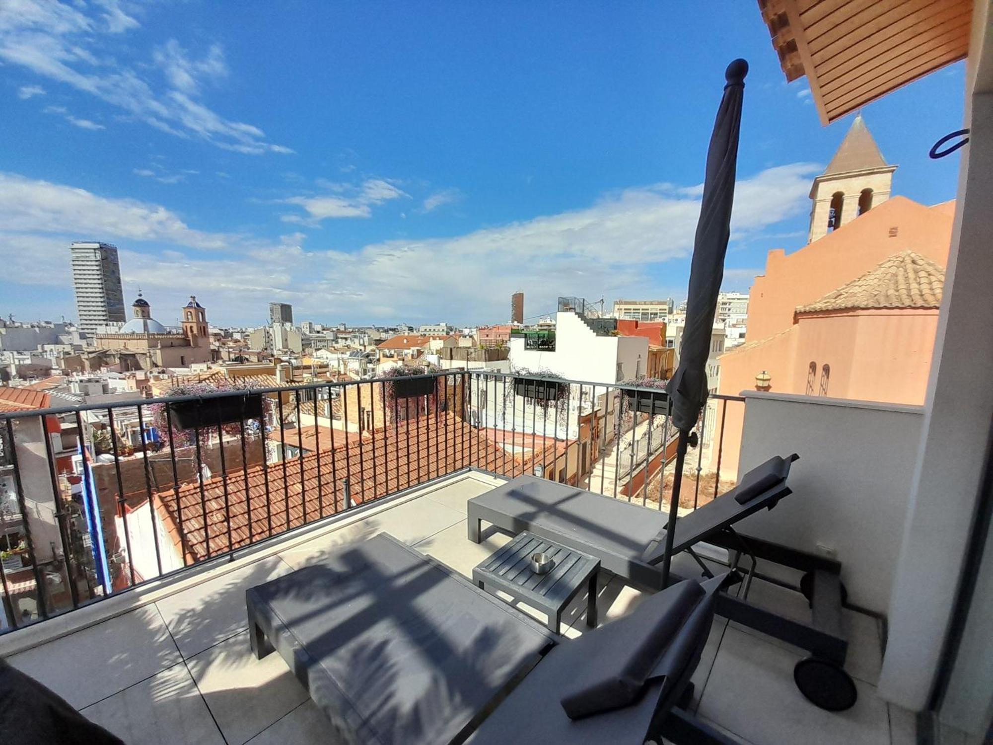 Ferienwohnung Atico Roseta Luxury Alicante Exterior foto